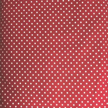 Rose & Hubble Red Polka Dot - 100% Cotton