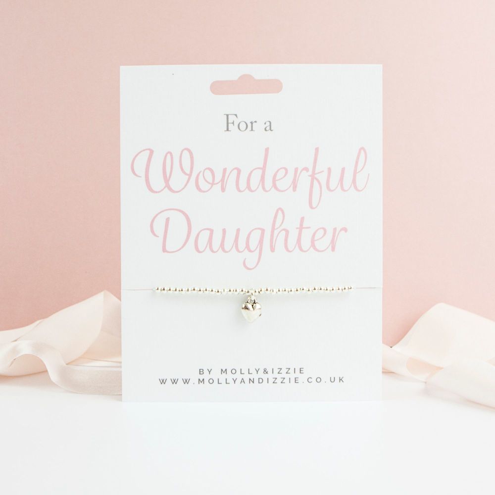 CB016 Daughter Beaded Bracelet - Child Size