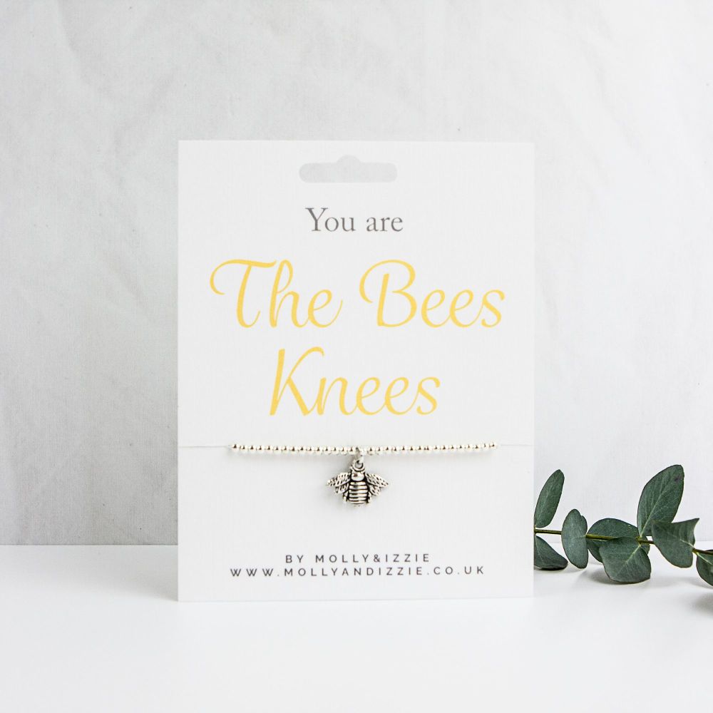 Bees Knees Beaded Bracelet - Adult Size-CB002