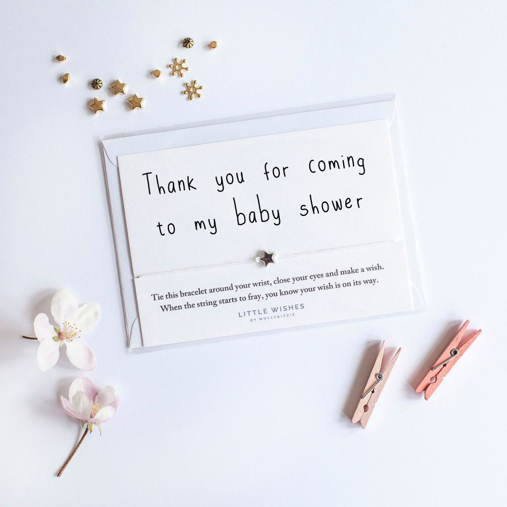 WISH121 Thank You Baby Shower (pack of 5)