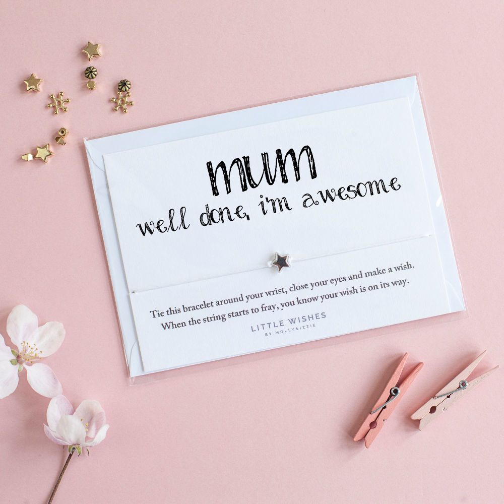 WISH96 Mum You're Awesome (pack of 5)