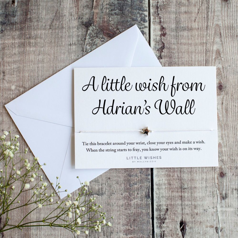 WISH200 Bespoke 'A Little Wish from..' with a star (pack of 20)