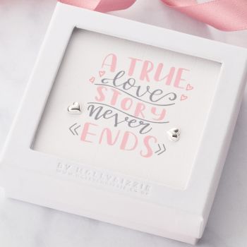 A True Love Story Never Ends Earrings - Pack of 5
