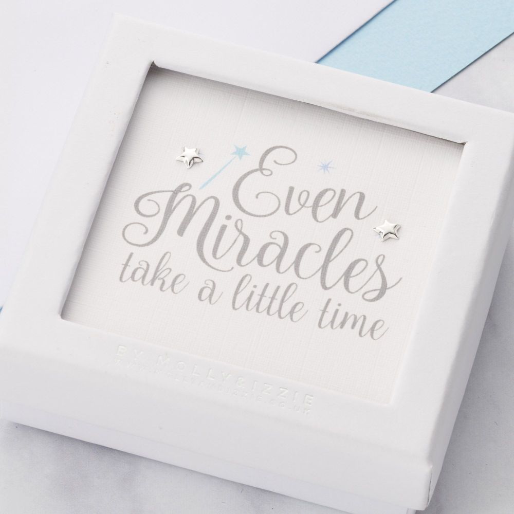 Even Miracles Take A Little Time Earrings - Pack of 5