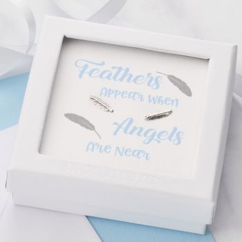Feather Appear When Angels Are Near Earrings - Pack of 5