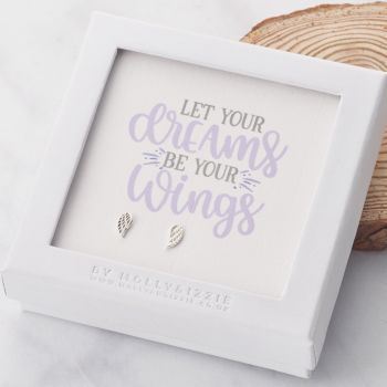 Let Your Dreams Be Your Wings Earrings - Pack of 5