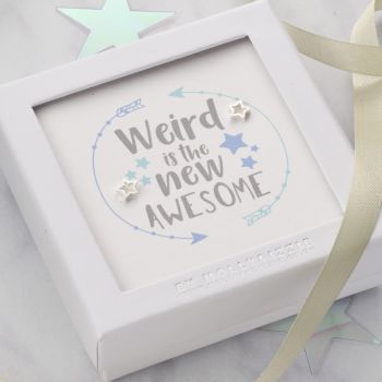 Weird Is The New Awesome Earrings - Pack of 5