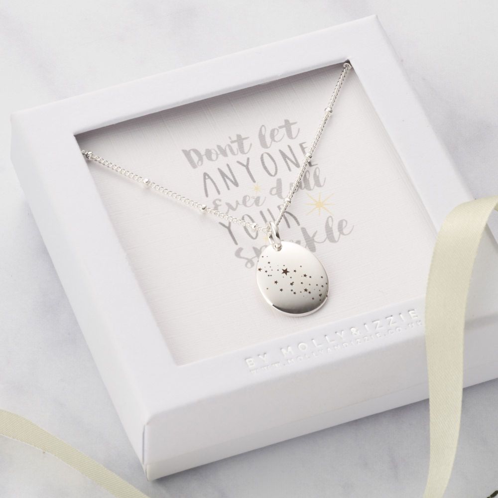 PN019 Don't let Anyone Ever Dull Your Sparkle Necklace
