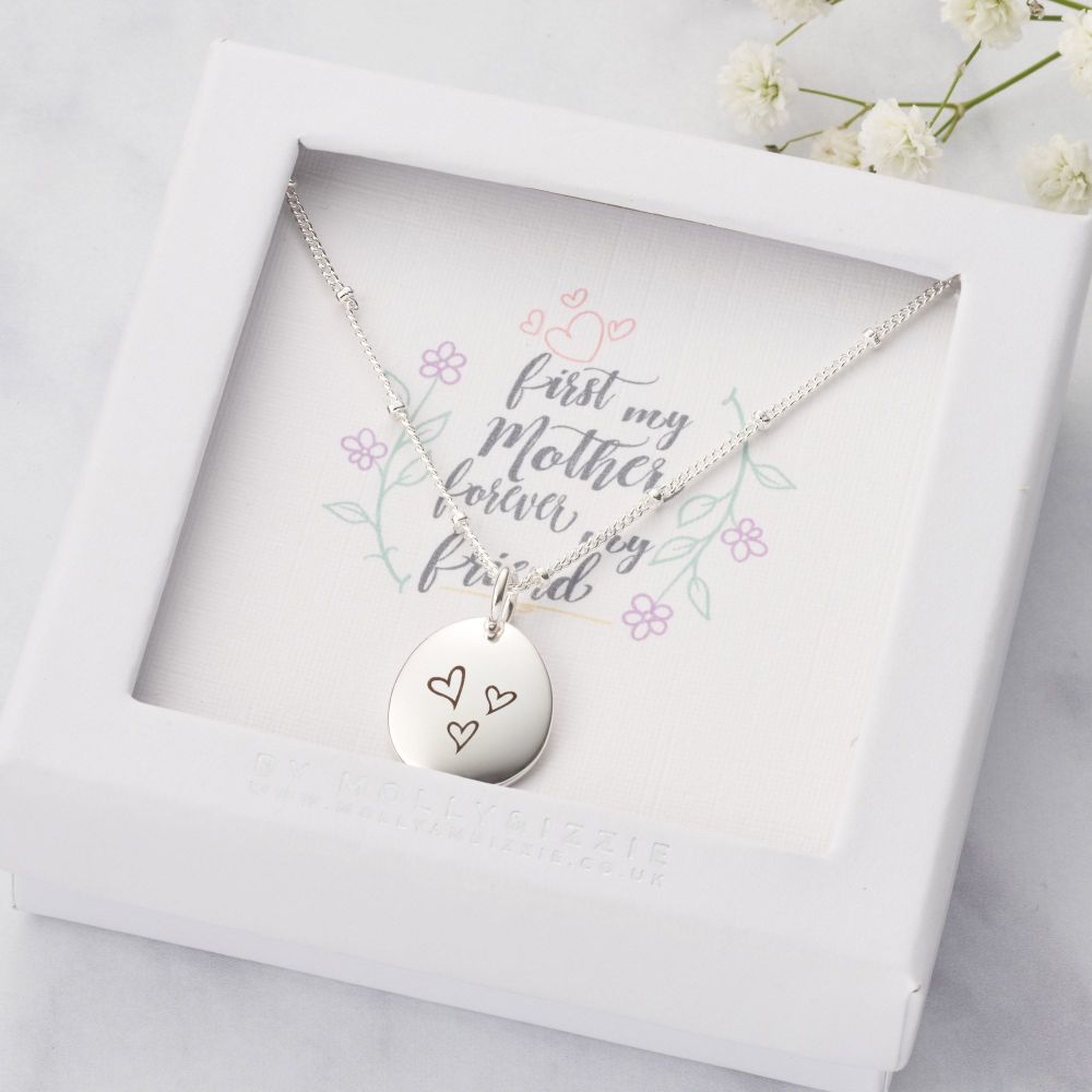 First My Mother, Forever My Friend Necklace