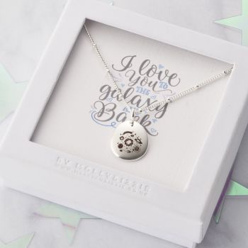 PN042 I Love You To The Galaxy and Back Necklace