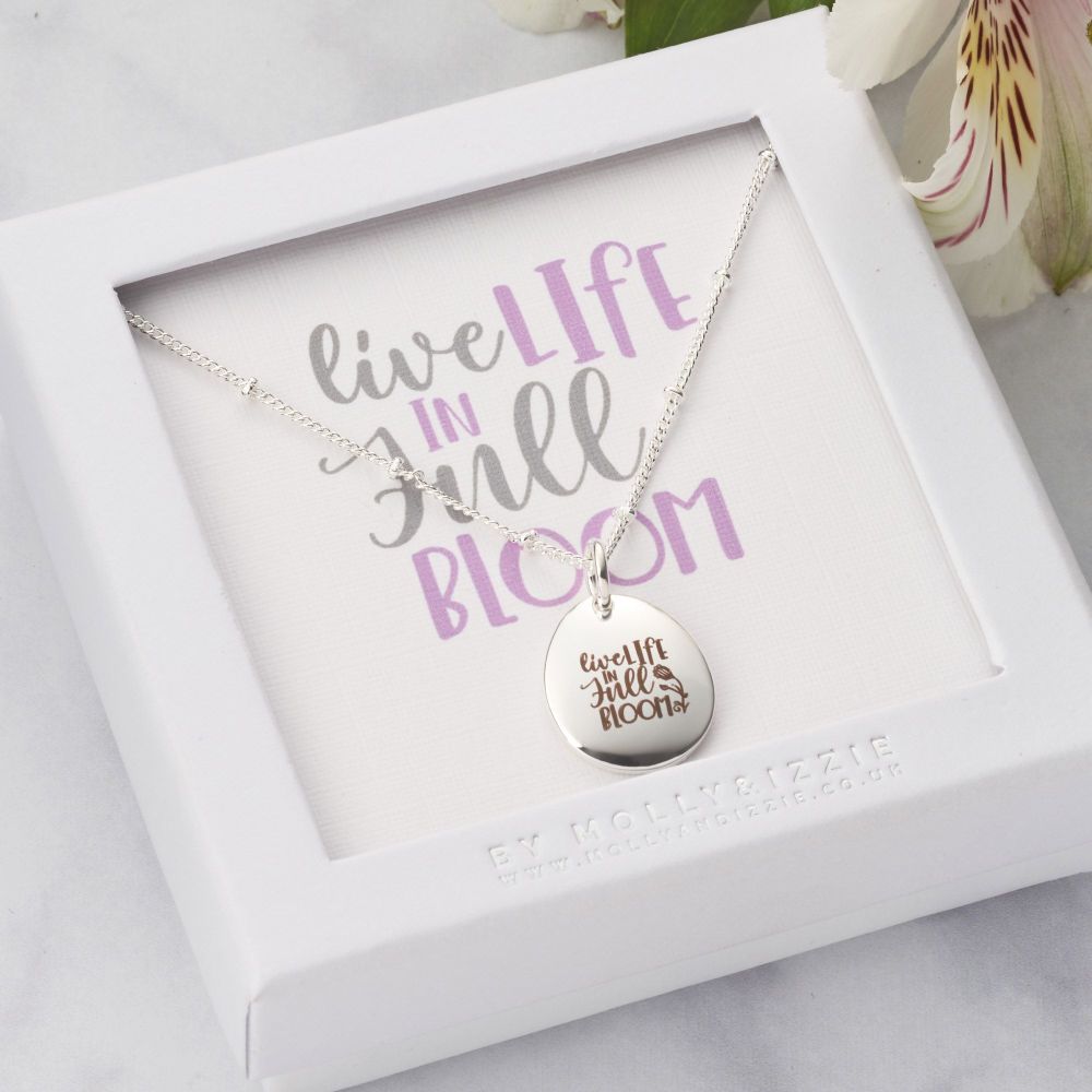 Live Life In Full Bloom Necklace