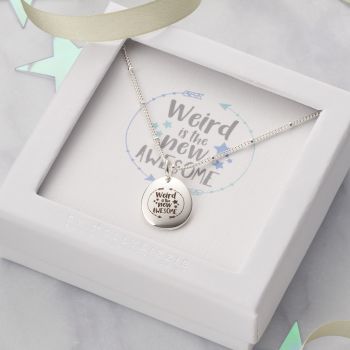 PN068 Weird Is The New Awesome Necklace