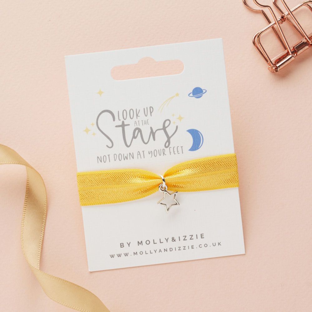 Look Up at the Stars Stretch Bracelet -  (pack of 5)