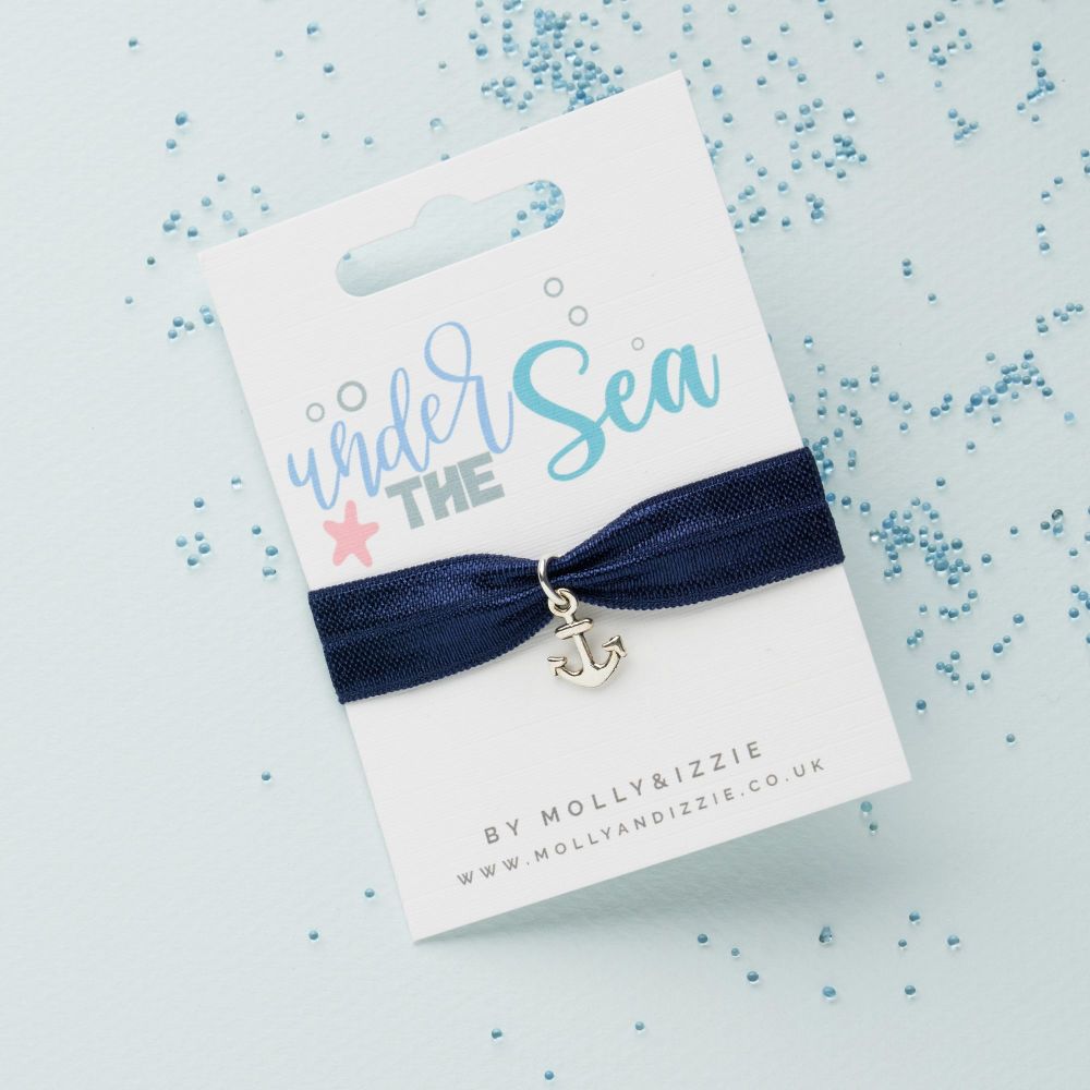 Under the Sea Stretch Bracelet  - Anchor - pack of 5