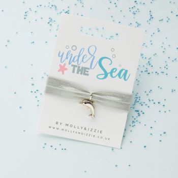 Under the Sea Stretch Bracelet  - Dolphin - pack of 5