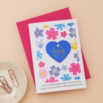 Spring Flowers Little Hug Card - Pack of 5-(LH077)
