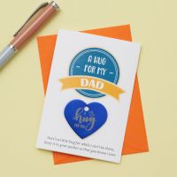 'Banner - Dad' Little Hug Card - Pack of 5- (LH024)