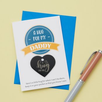 'Banner - Daddy' Little Hug Card - Pack of 5- (LH025)