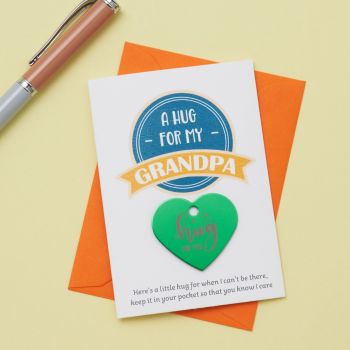 'Banner - Grandpa' Little Hug Card - Pack of 5- (LH029)