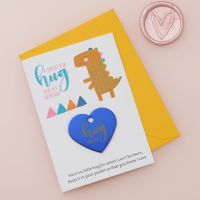 'Dino Teacher' Little Hug Card - Pack of 5-(LH014)
