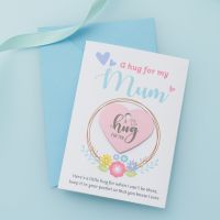 'Floral Wreath - Mum' Little Hug Card  - Pack of 5-(LH043)