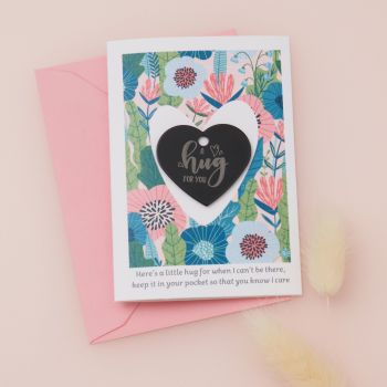'Flowers' Little Hug Card - Pack of 5- (LH006)