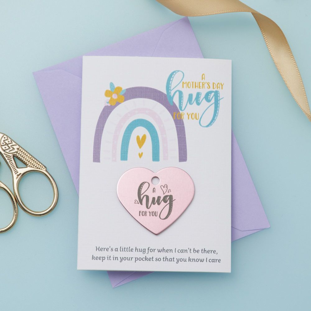 'Pastel Rainbows - Mother's Day' Little Hug Card - Pack of 5- (LH057)