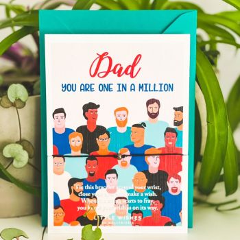 WISH280 Dad, One In A Million (pack of 5)