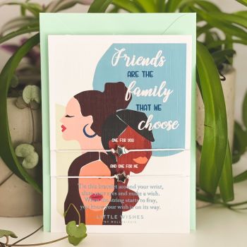 WISH286 Friends are the Family we Choose (pack of 5)