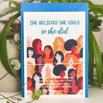WISH203 She Believed (colour design) (pack of 5)