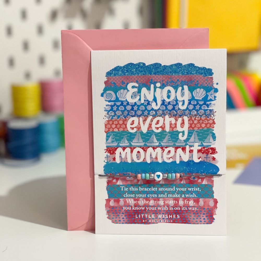 WISH292 Enjoy Every Moment (pack of 5)