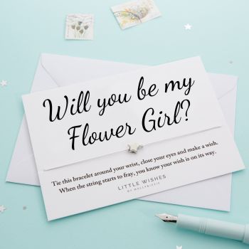 WISH066 Will You Be My Flower Girl (pack of 5)