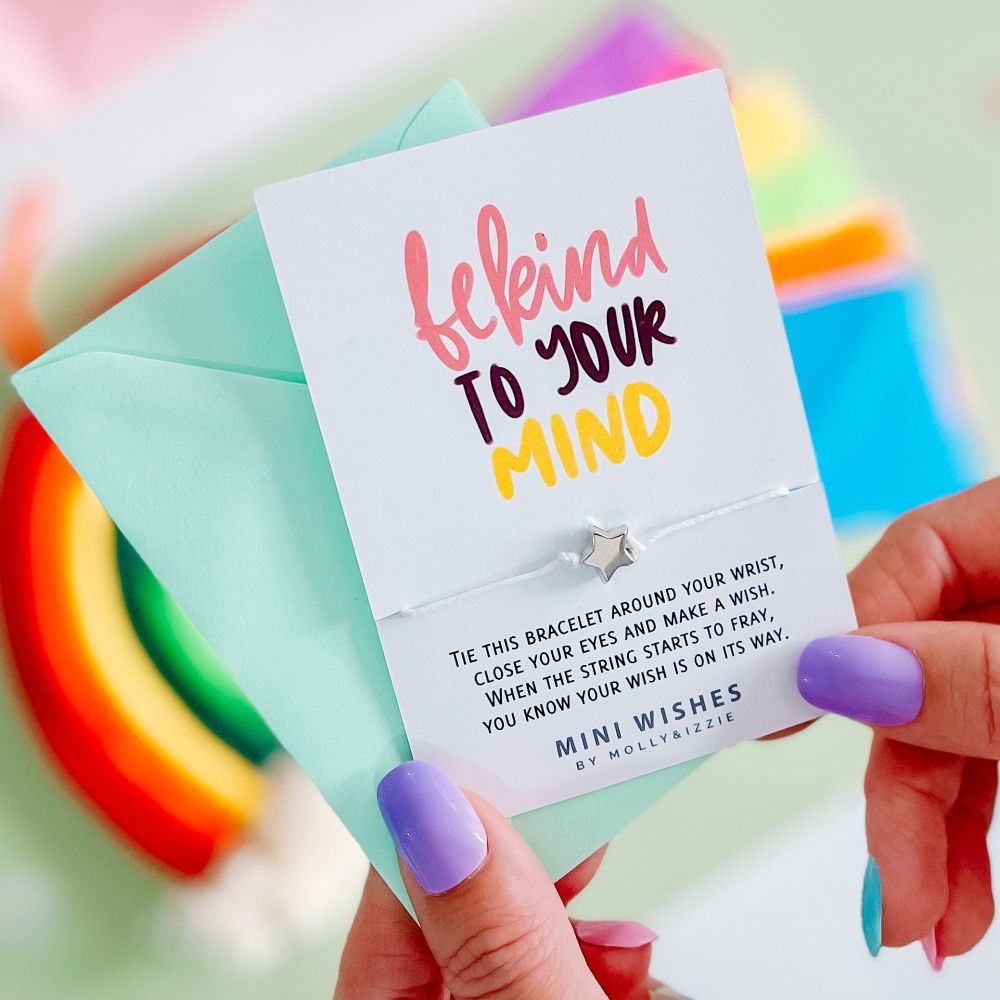Be Kind To Your Mind Mini Wish Bracelet - Pack of 5