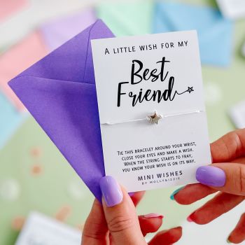 Best Friend Mini Wish Bracelet - Pack of 5