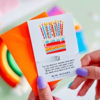 Birthday Cake Mini Wish Bracelet - Pack of 5