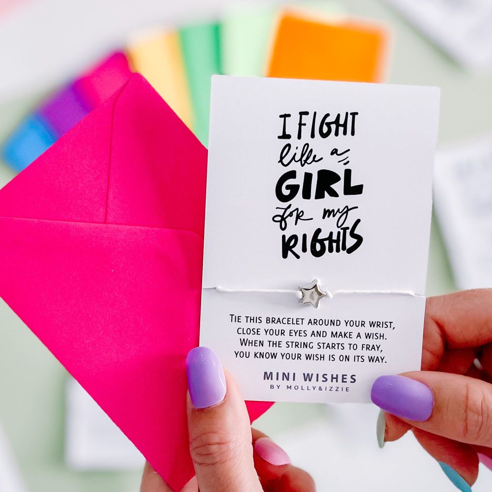 Fight Like A Girl (pack of 5) MINIWISH139