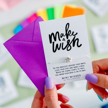 Make A Wish Mini Wish Bracelet - Pack of 5