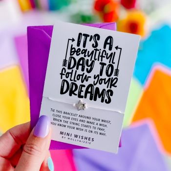 It's A Beautiful Day To Follow Your Dreams (pack of 5) MINIWISH177