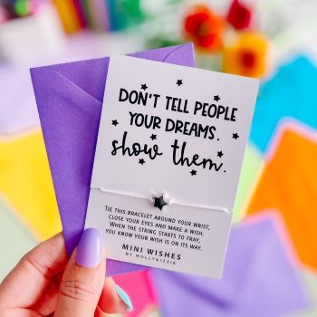 Don't Tell People Your Dreams (pack of 5) MINIWISH189