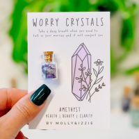 Worry Crystals - Amethyst- pack of 5