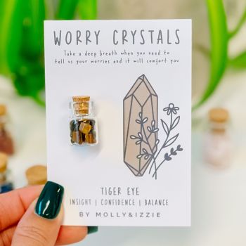 Worry Crystals - Tiger Eye - pack of 5