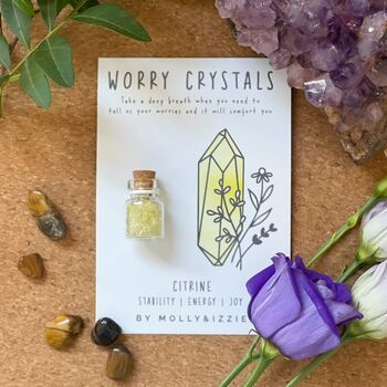 Worry Crystals -Citrine- pack of 5