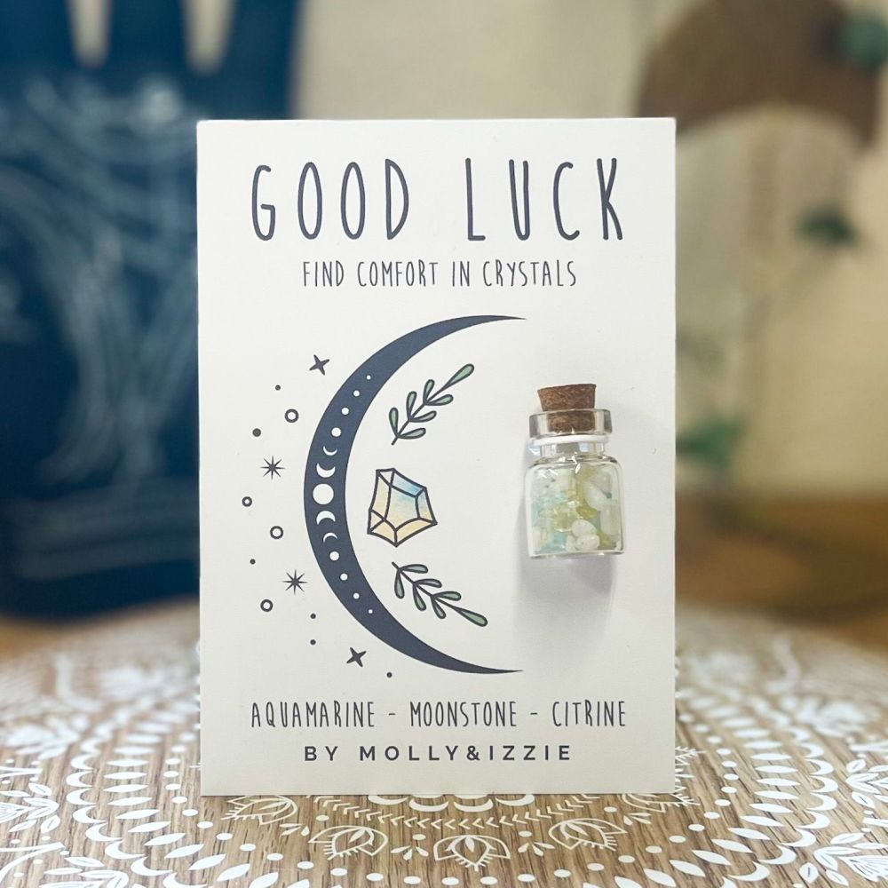 Jar of Crystals - Good Luck - pack of 5