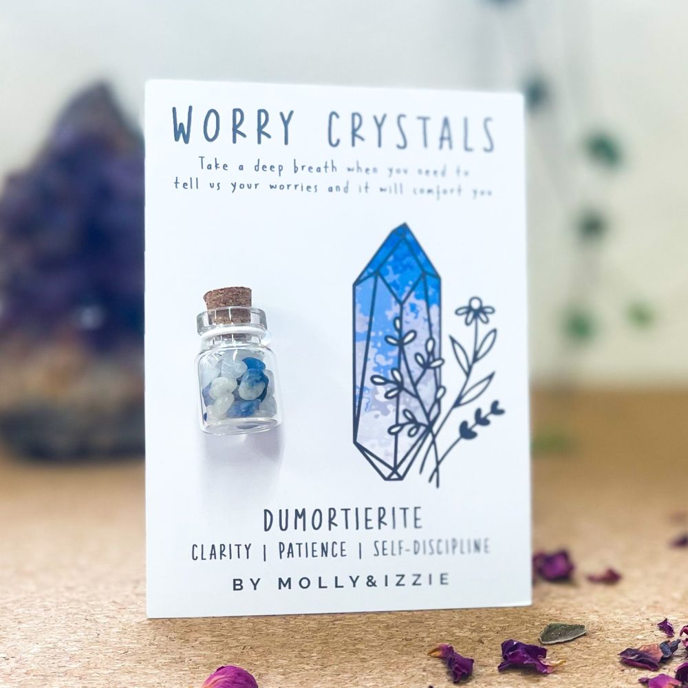Worry Crystals - Dumortierite - pack of 5
