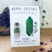 Worry Crystals - Peridot - pack of 5