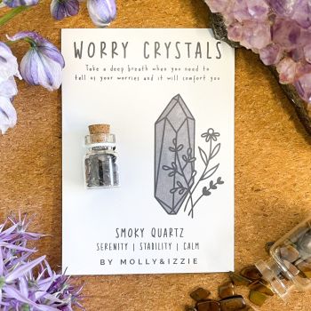 Worry Crystals -Smoky Quartz- pack of 5