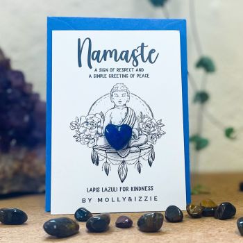 Namaste Heart - Lapis Lazuli - pack of 5
