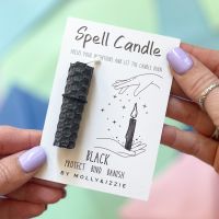 Spell Candle - Black - Pack of 5
