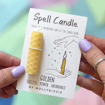 Spell Candle - Golden - Pack of 5