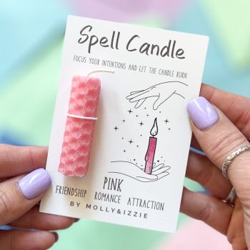 Spell Candle - Pink - Pack of 5